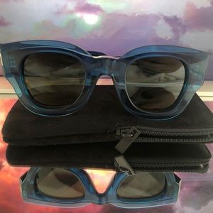 Blue Celine sunglasses